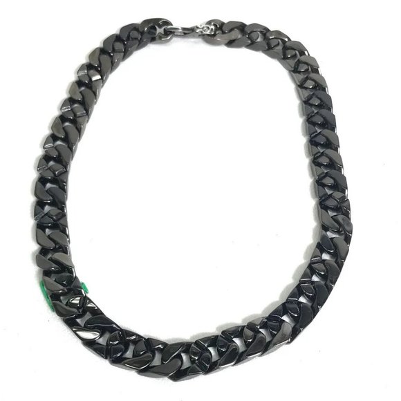 Auth LOUIS VUITTON MP2853 LV Collier Chain Links Patches Accessories Necklace - Picture 2 of 14